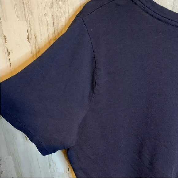 Terra & Sky Woman's Blouse T-shirt Blue Short Sleeves Top Size 2X (20W-22W) - Picture 9 of 16